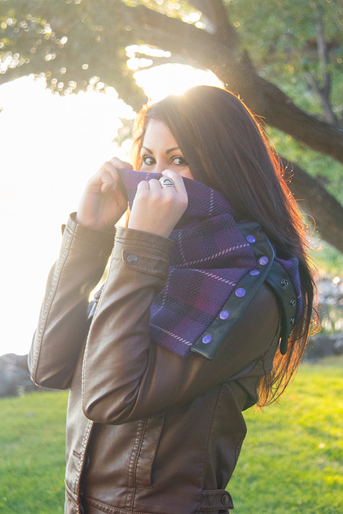 Edit Snap Wrap Scarf